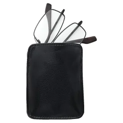 Dr. Dean Edell Folder Reading Glasses, Black, +1.25