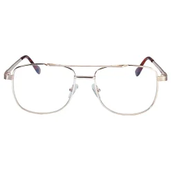 Dr. Dean Edell Oakdale Aviator Reading Glasses, +1.25, Gold/Tortoise