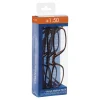 Dr. Dean Edell Plastic Reading Glasses, +1.50, Pack Of 3