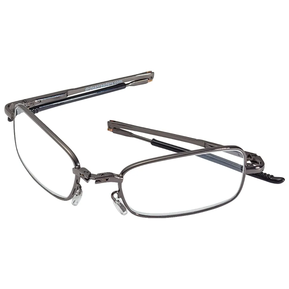 Dr. Dean Edell Pocket Reading Glasses, Black, +2.50