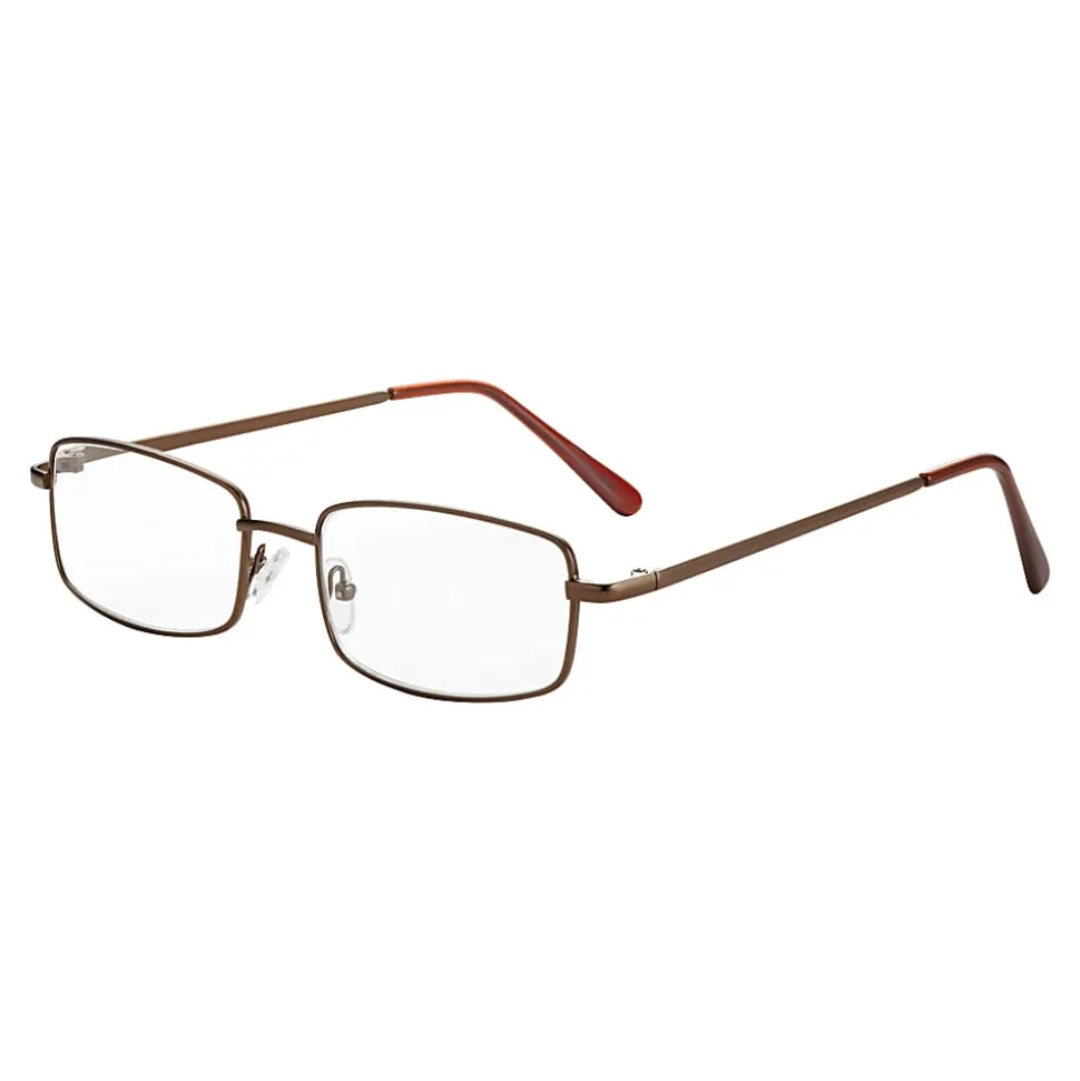 Dr. Dean Edell Richmond Reading Glasses, +1.50, Bronze