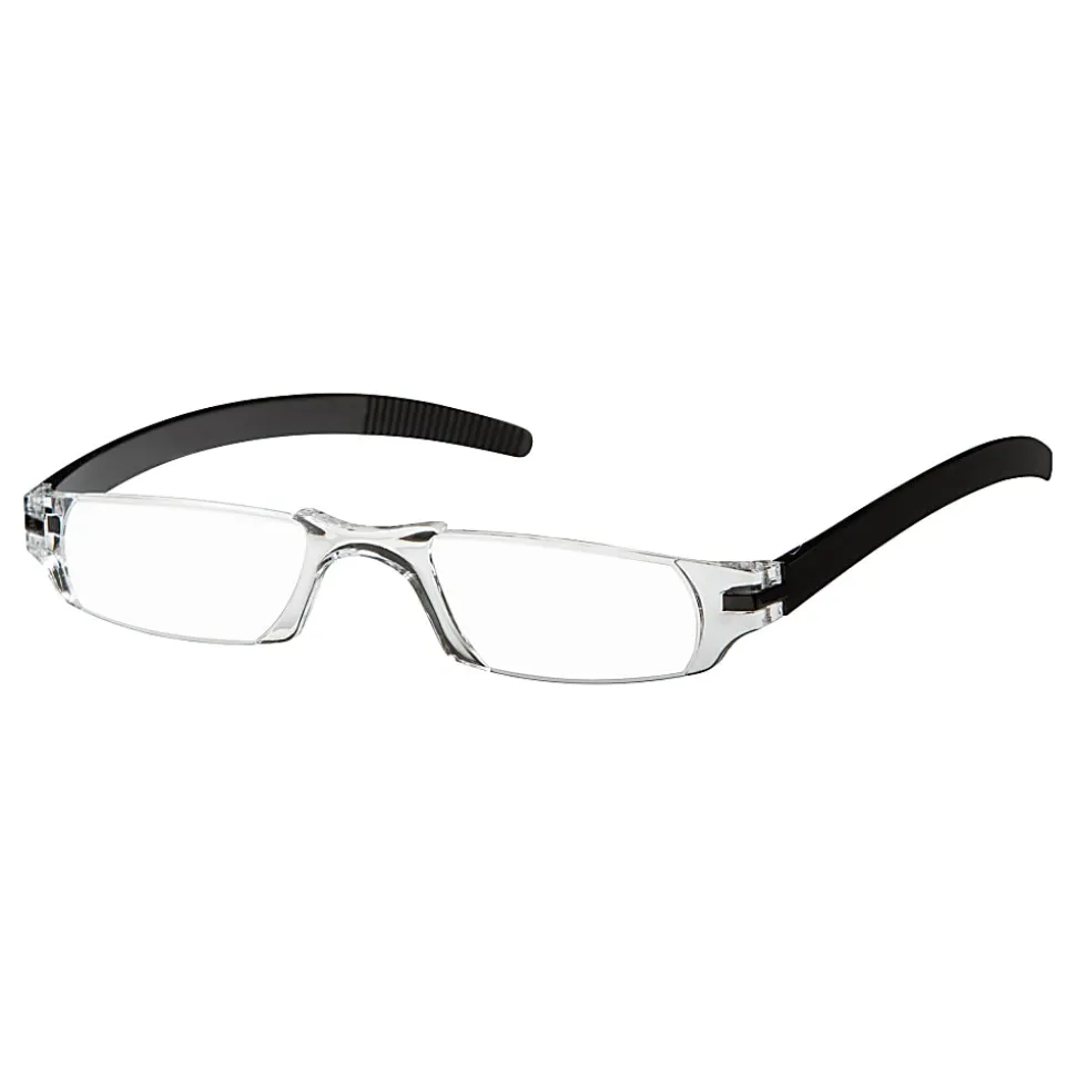 Dr. Dean Edell Slim Vision Reading Glasses, +2.50, Black