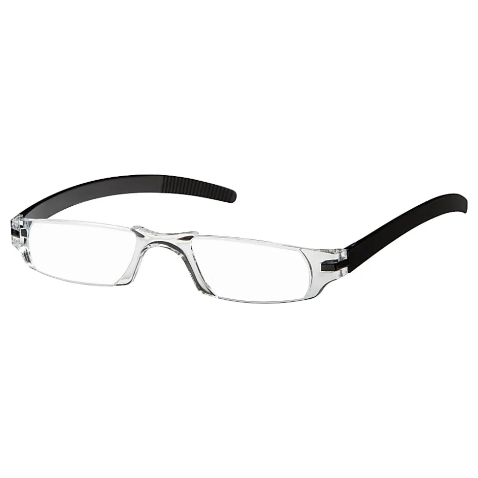 Dr. Dean Edell Slim Vision Reading Glasses, +1.25, Black