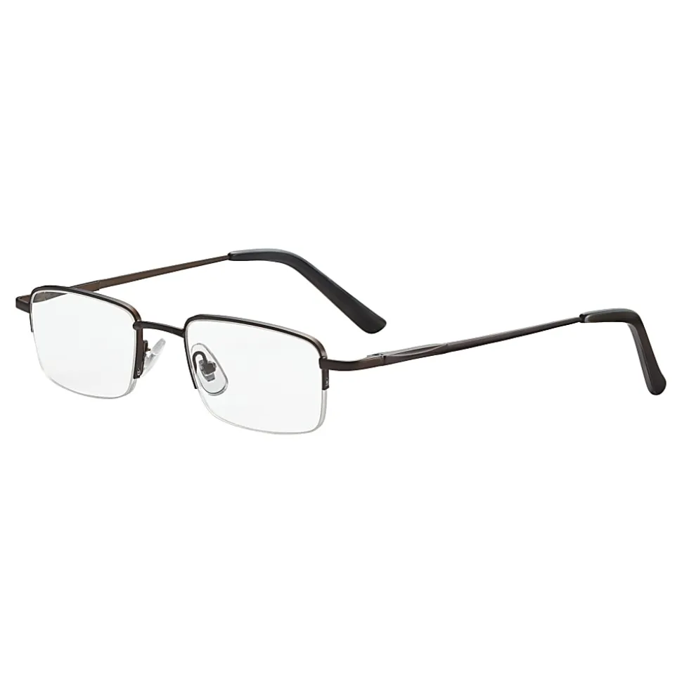 Dr. Dean Edell Tiburon Reading Glasses, +1.75, Titanium