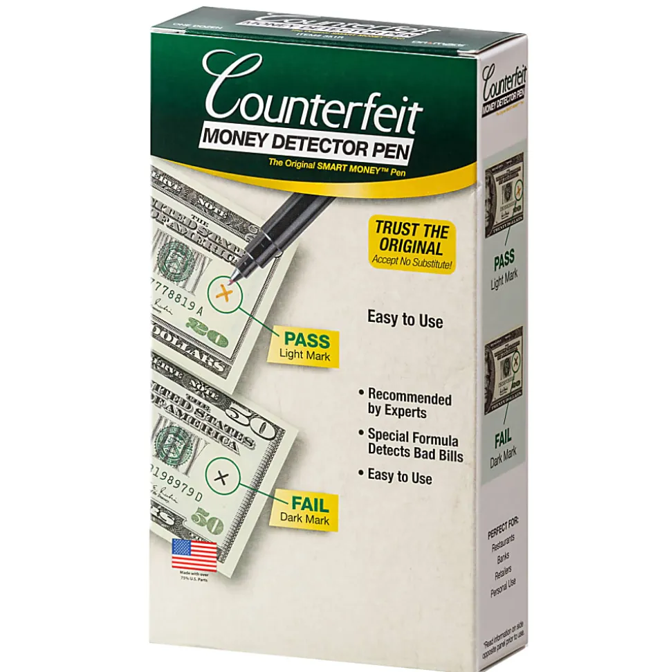 Dri-Mark® Counterfeit Detector Pens, Pack Of 12