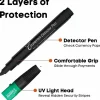 Dri-Mark® Dual-Test Counterfeit Detection Pen With UV LED Light, Black