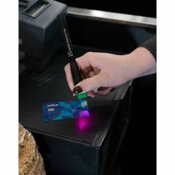 Dri-Mark® Dual-Test Counterfeit Detection Pen With UV LED Light, Black