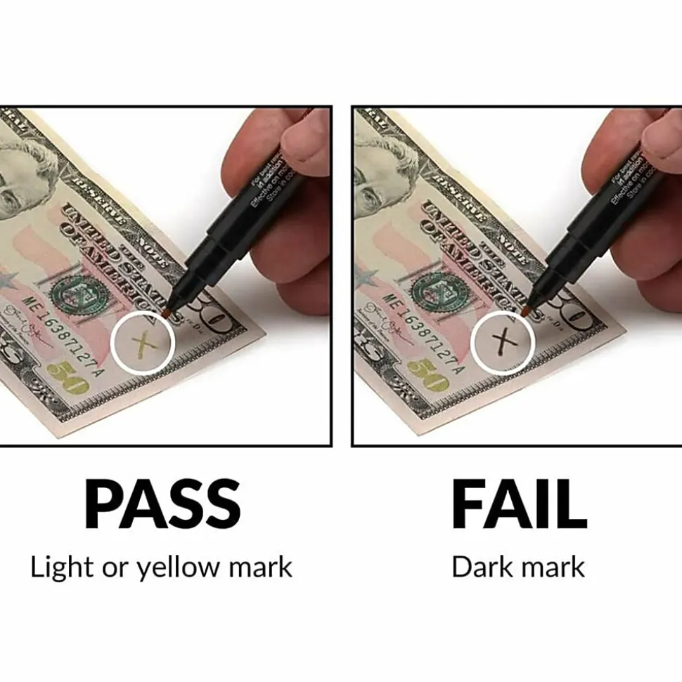 Dri-Mark® U.S. Counterfeit Money Detector Pen, Black
