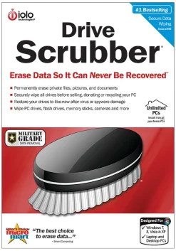 DriveScrubber - Erase Data So It Can NEVER Be Recovered ™