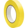 DSS Distributing Premium-Grade Masking Tape, 3" Core, 1" x 55 Yd., Yellow, Pack Of 6