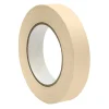 DSS Distributing Premium-Grade Masking Tape, 3" Core, 1" x 55 Yd., White, Pack Of 6
