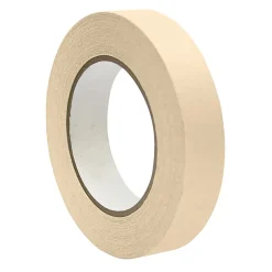 DSS Distributing Premium-Grade Masking Tape, 3" Core, 1" x 55 Yd., White, Pack Of 6
