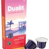 Dualit and Nespresso® Compatible Aluminum Coffee NX Freshpacks, Lungo Americano Espresso, Carton Of 100