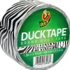 Duck Brand Brand Printed Design Color Duct Tape - 10 yd Length x 1.88" Width - Zebra - For Repairing, Color Coding - 1 Roll
