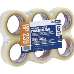 Duck Brand® HP 235 Hot Melt Packaging Tape, 1.89" x 328.08', Clear, Pack Of 6 Rolls
