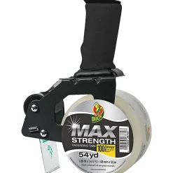 Duck Brand Max Strength Packaging Tape Dispenser Gun - Foam - Clear - 1 Each