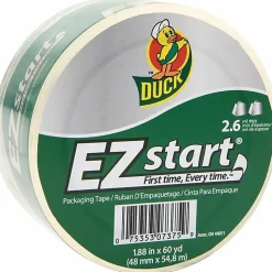 Duck® EZ Start® Packaging Tape, 1 7/8" x 60 Yd.