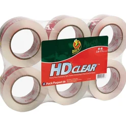 Duck® HD Clear™ Heavy-Duty Packaging Tape, 1-7/8