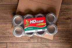 Duck® HD Clear™ Heavy-Duty Packaging Tape, 1-7/8