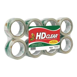 Duck® HD Clear™ Heavy-Duty Packaging Tape, 1-7/8