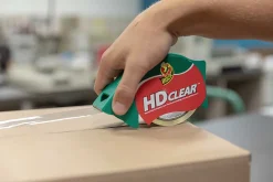 Duck® HD Clear™ Heavy-Duty Packaging Tape, With Dispenser, 1.88