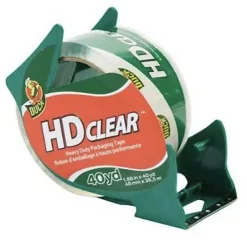 Duck Heavy Duty Acrylic Packing Tape, 1.88" x 40 Yd, Clear