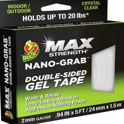 Duck Max Strength Double-Sided Gel Tape - 5 ft Length x 0.94