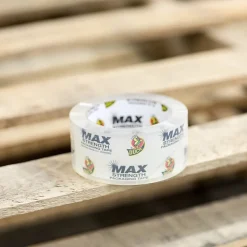 Duck Max Strength® Packing Tape With Dispenser, 1-15/16
