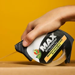 Duck Max Strength® Packing Tape With Dispenser, 1-15/16