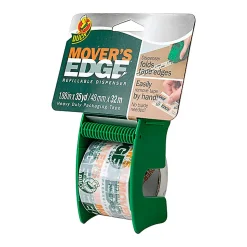 Duck® Mover's Edge Packing Tape In Refillable Handheld Dispenser, 1.88