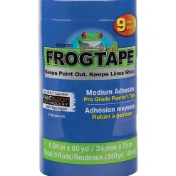 Duck Painter's Tape - 20 yd Length x 0.94" Width - Blue - 9 / Pack