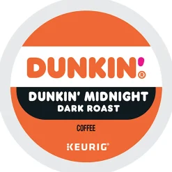 Dunkin' Donuts Midnight Single-Serve Coffee K-Cup®, Carton Of 22