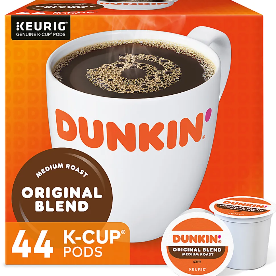 Dunkin' Donuts Single-Serve Coffee K-Cup®, Original Blend, Carton Of 44
