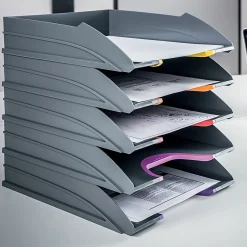 DURABLE® VARICOLOR® Stackable 5 Letter Trays - 10-1/2