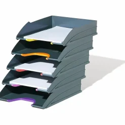 DURABLE® VARICOLOR® Stackable 5 Letter Trays - 10-1/2