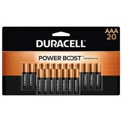 Duracell® Coppertop AAA Alkaline Batteries, Pack of 20
