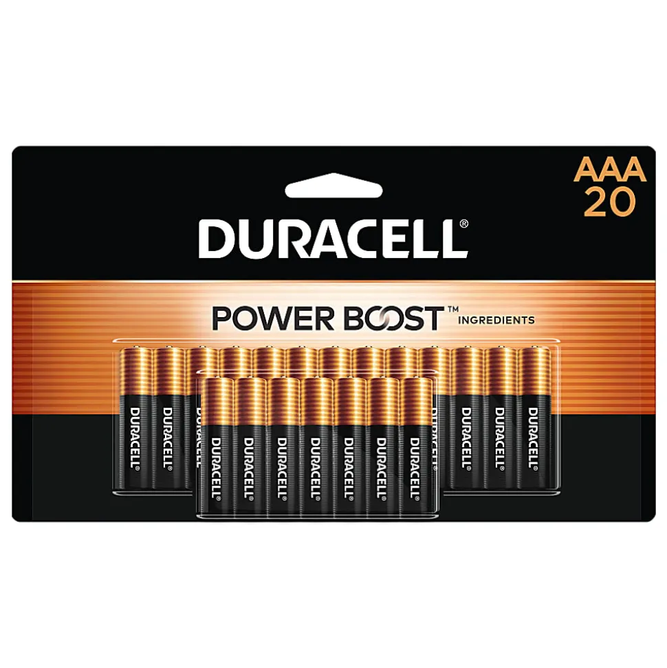 Duracell® Coppertop AAA Alkaline Batteries, Pack of 20
