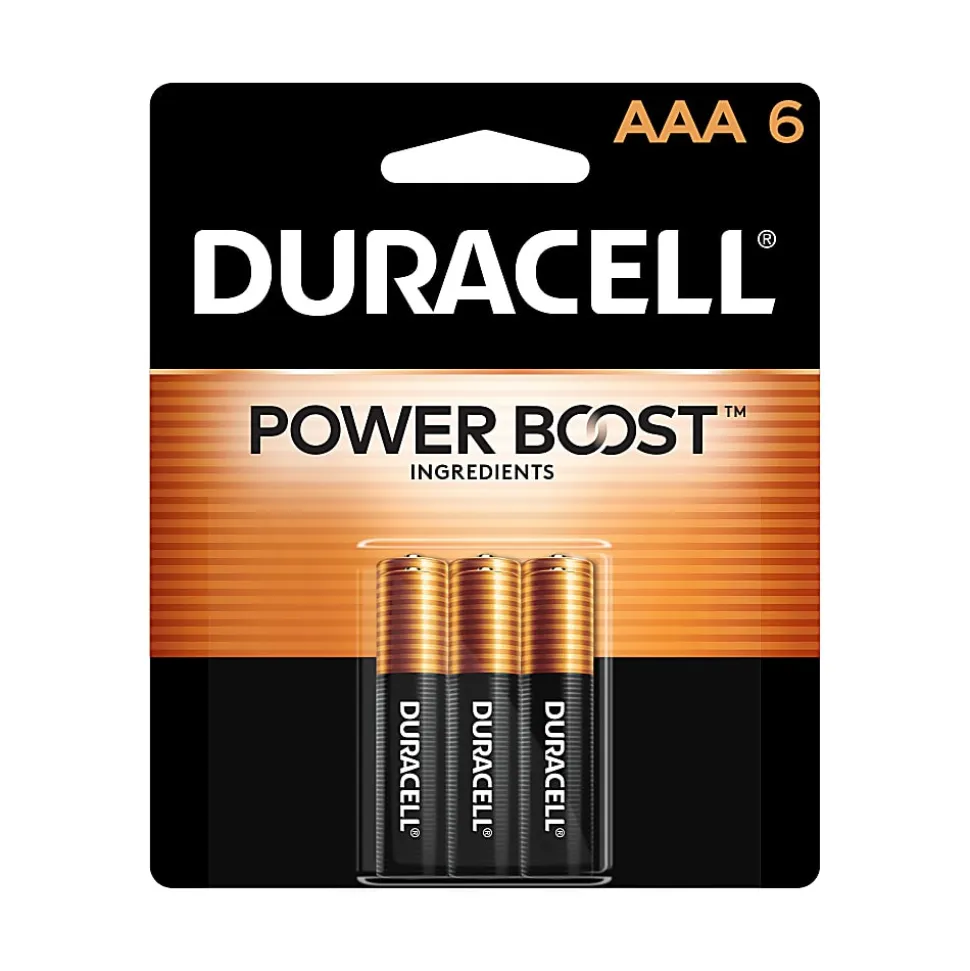 Duracell® Coppertop AAA Alkaline Batteries, Pack of 6