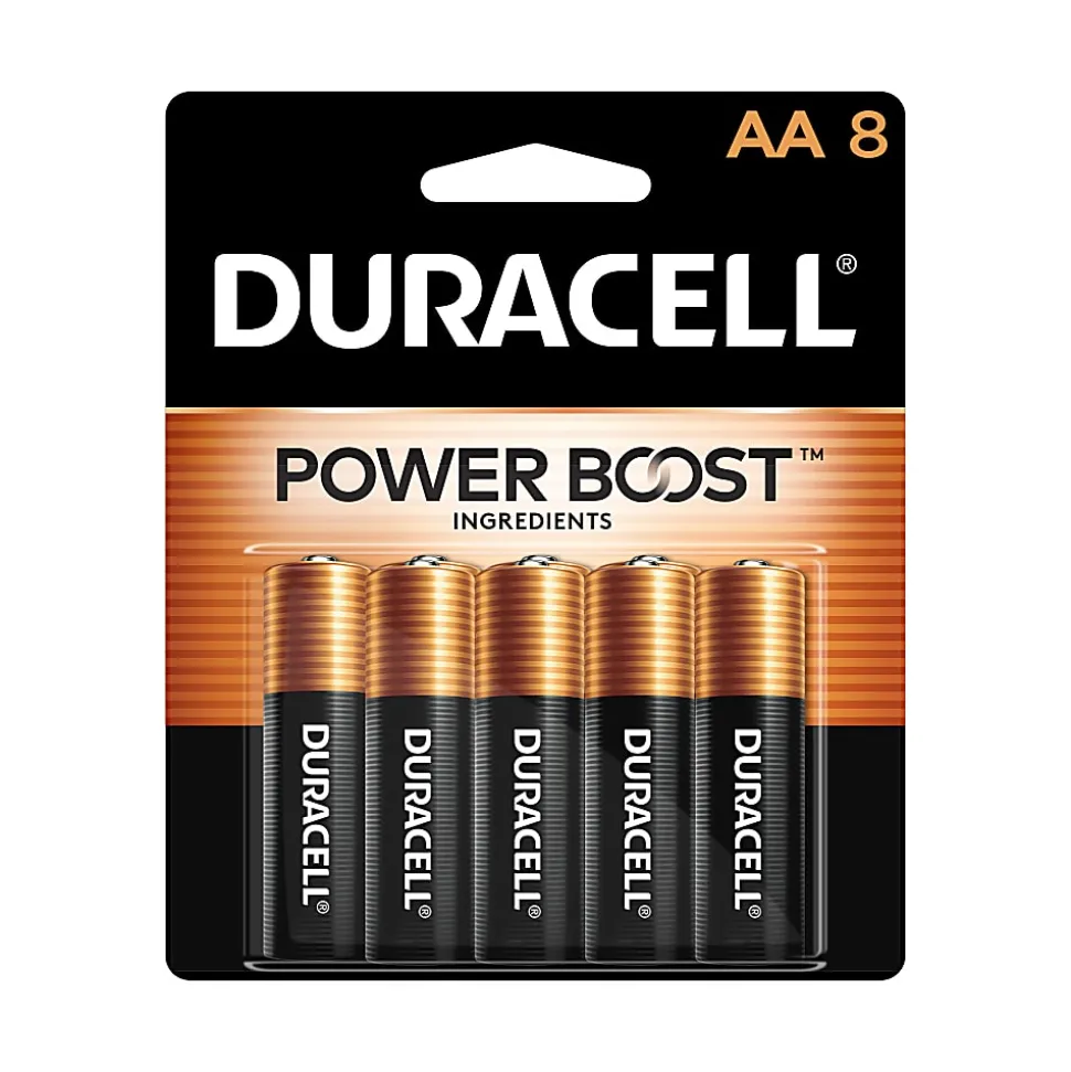 Duracell® Coppertop AA Alkaline Batteries, Pack of 8