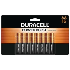 Duracell® Coppertop AA Alkaline Batteries, Pack of 16