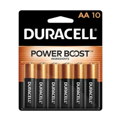 Duracell® Coppertop AA Alkaline Batteries, Pack of 10