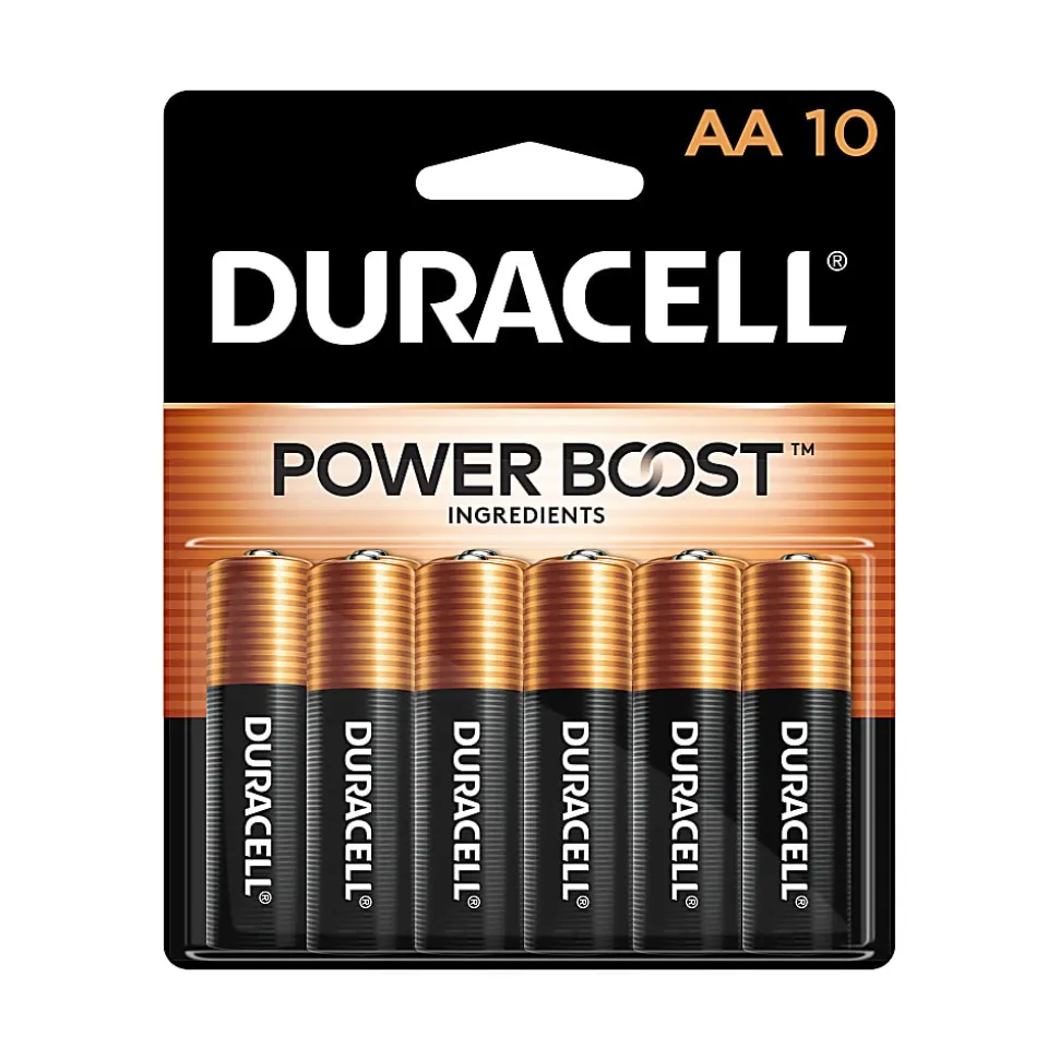 Duracell® Coppertop AA Alkaline Batteries, Pack of 10