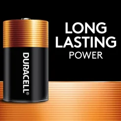Duracell® Coppertop D Alkaline Batteries, Pack of 4
