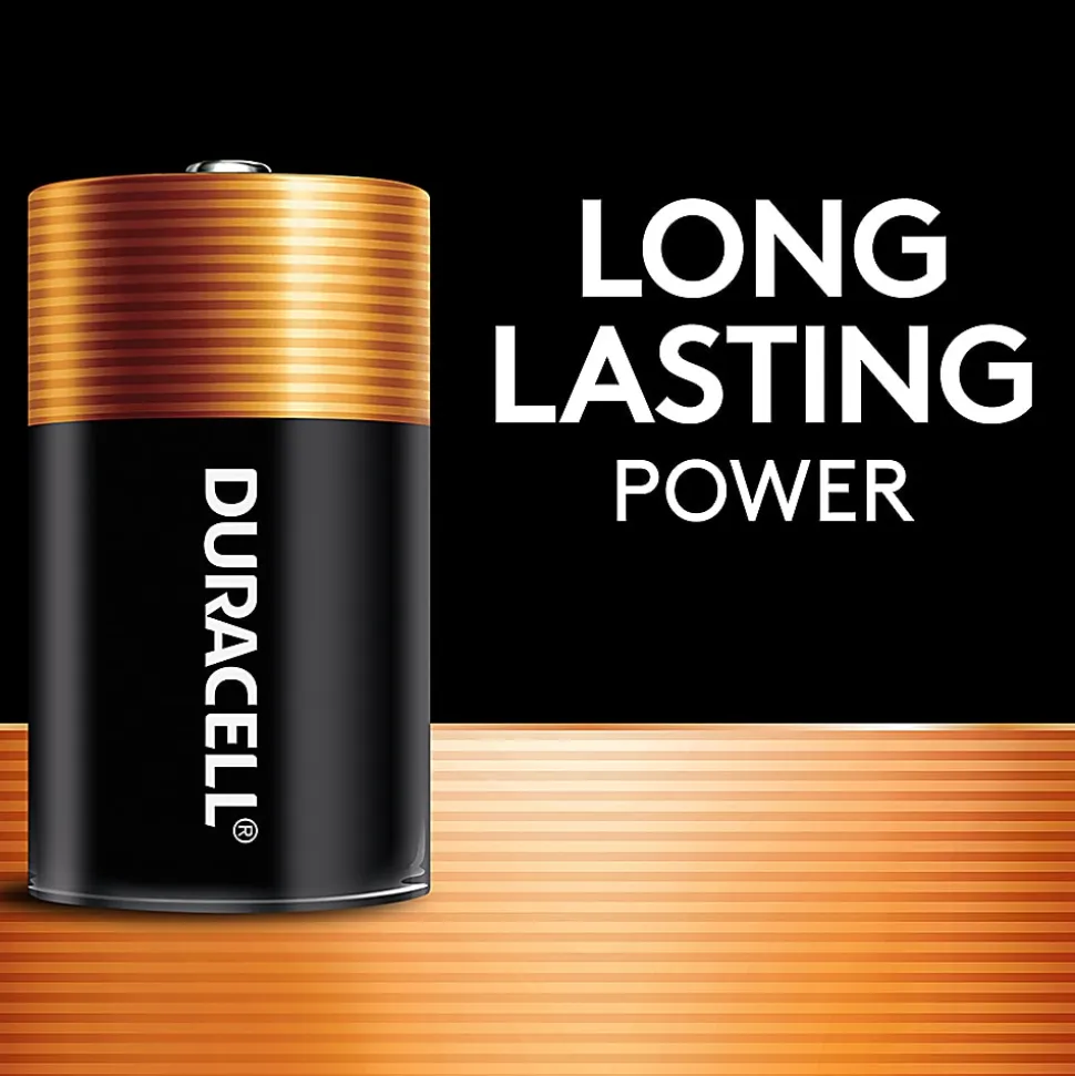 Duracell® Coppertop D Alkaline Batteries, Box of 12, Case of 6 Boxes