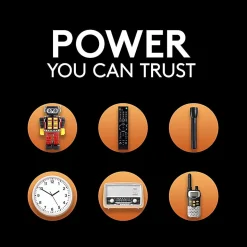 Duracell® Coppertop 9V Alkaline Batteries, Pack of 2