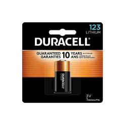 Duracell® 123 3V High Power Lithium Battery, Pack of 1