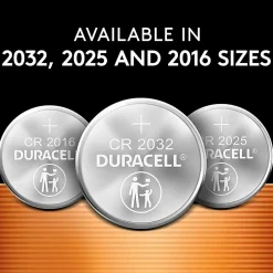 Duracell® 2016 3V Lithium Coin Batteries, Pack of 4