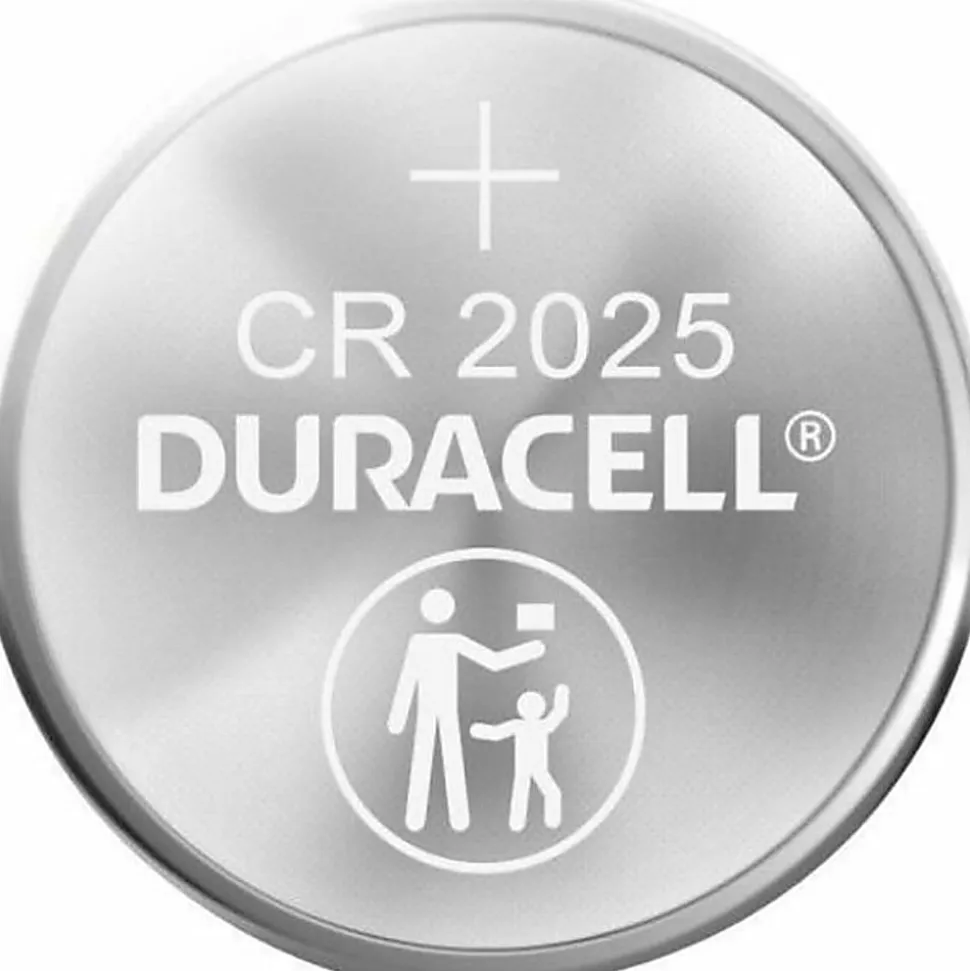 Duracell® 2025 3V Lithium Coin Batteries, Pack of 4