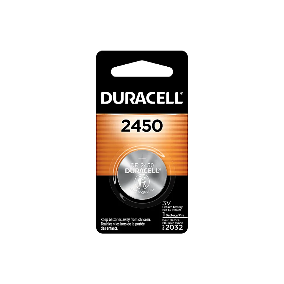Duracell® 2450 3V Lithium Coin Battery, Pack of 1