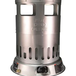DuraHeat LPC80 50-80,000 BTU Propane (LP) Convection Heater - Gas - Propane - 14.65 kW to 23.45 kW - 2000 Sq. ft. Coverage Area - Portable - Silver